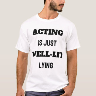 ATT AGERA ÄR BARA BRA LJUGANDE T SHIRT