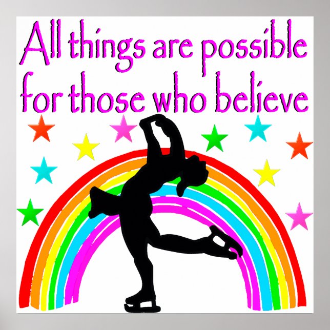 ATT ÅKA SKRIDSKOR ÄR MITT LIV POSTER (Framsidan)