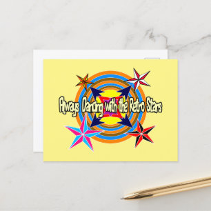 Att alltid dansa med Retro-stjärnorna Helg Vykort