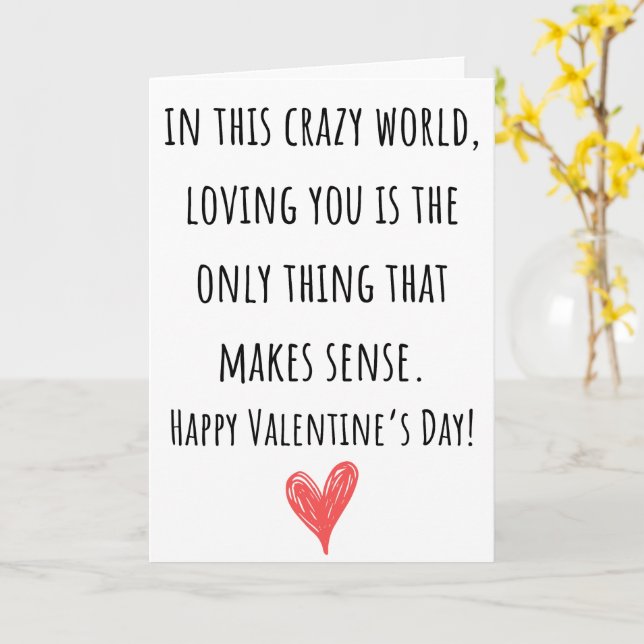 Att älska dig är allting – Alla hjärtans dag Kort (Gul blomma)