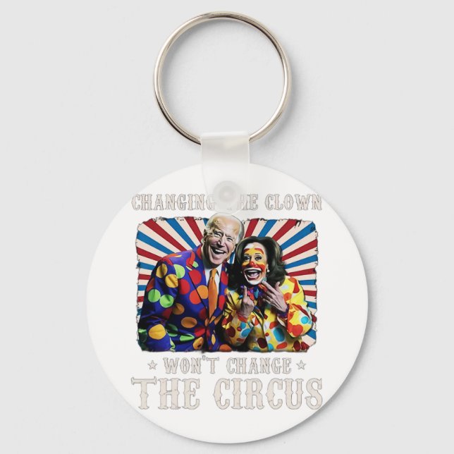 Att ändra det clown Won ändrar inte Circus Kamala Nyckelring (Framsida)