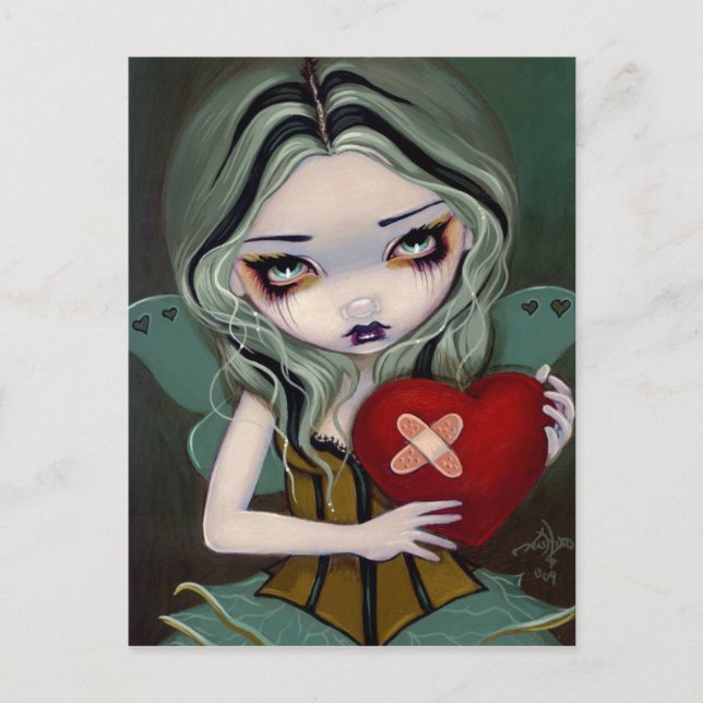 "Att ändra ett brutet hjärta" vykort (Framsida)