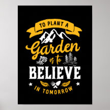 Att anlägga en trädgård är att tro på morgondagens