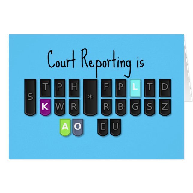 Att anmäla för domstol är det kalla Steno Hälsningskort (Framsidan Horizontal)