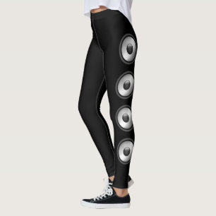 Att anpassa Coola och roligt Speaker Music är mitt Leggings