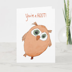 Att arbeta här är mer roligtar för UGGLA! Tack Kort