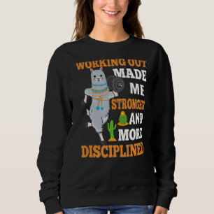 Att arbeta ut gjorde mig starkare och mer discipli t shirt