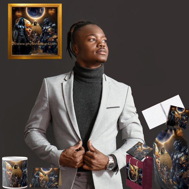 Att återupprätta våra föregångares värdighet Poste (Get the full collection at: https://bit.ly/BlackFutureZazzle)