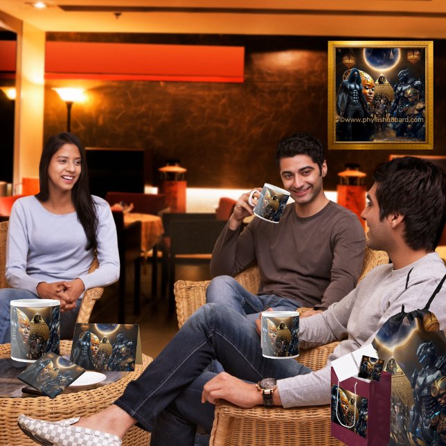 Att återupprätta våra föregångares värdighet Poste Jumbo Mugg (Get the full collection at: https://bit.ly/BlackFutureZazzle)