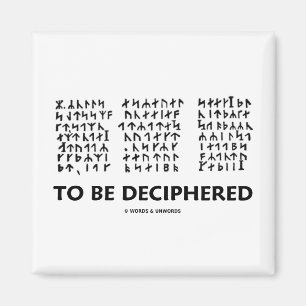 Att att dechiffreras (Jules Verne den Runic Magnet