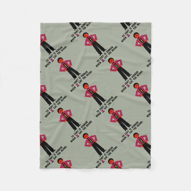 Att att fisa är människan fleecefilt (Framsidan)