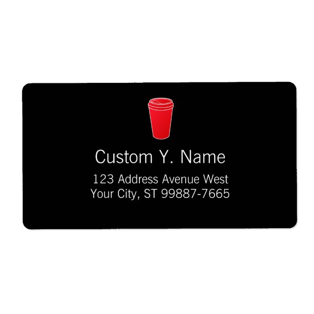 Att att gå röd kopp (papper Till-Går), Fraktsedel (Framsidan)