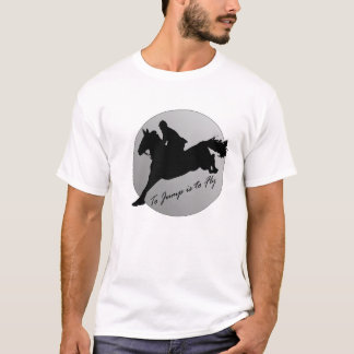 Att att hoppa är att flyga t-shirt