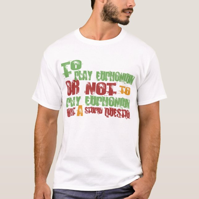 Att att leka euphoniumen tee shirt (Framsida)