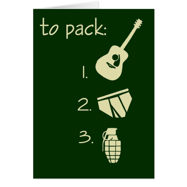 Att att packa hälsningskort (Framsidan)