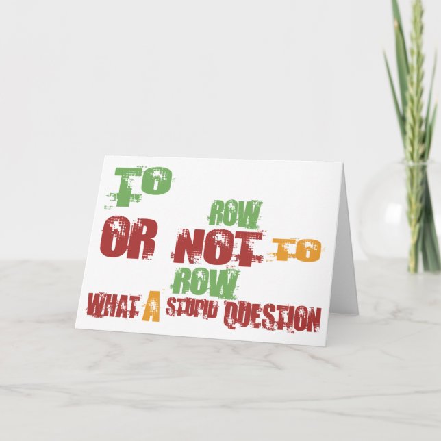 Att att ro kort (Framsida)