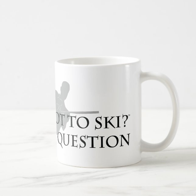 Att att skida eller att inte skida (waterskiing) kaffemugg (Höger)