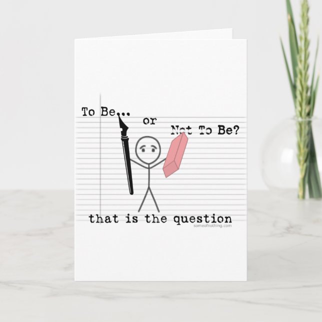 Att att vara eller att inte vara kort (Framsida)