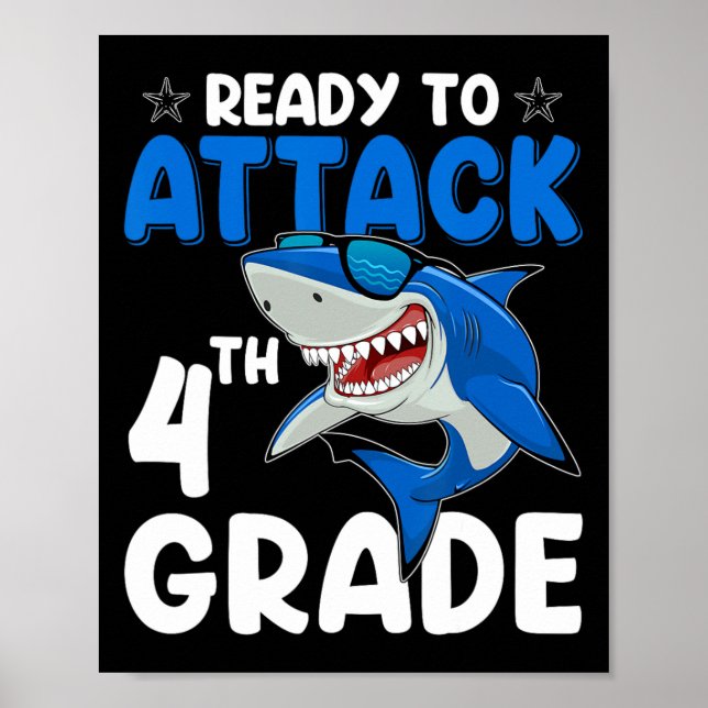 Att attackera fjärde Klass-hajläraren Stu i Klass Poster (Framsidan)