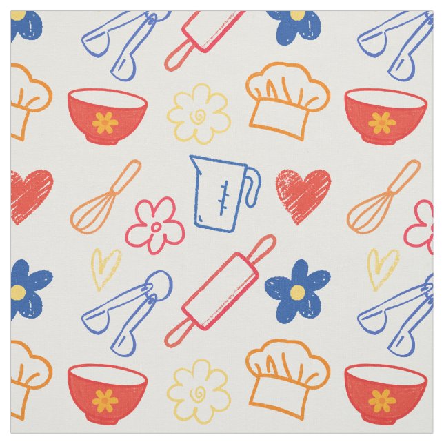Att baka Doodles för barn och mormor Tyg (Provkarta)