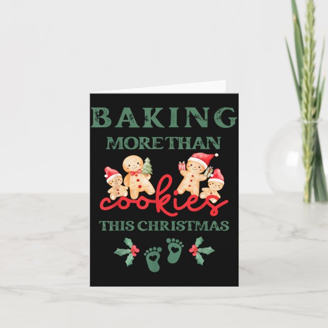 Att Baka Mer Än Kakor Denna Jul Gravid M Kort (Framsida)