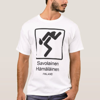 Att bära för fru kopplar ihop den grundläggande t shirt