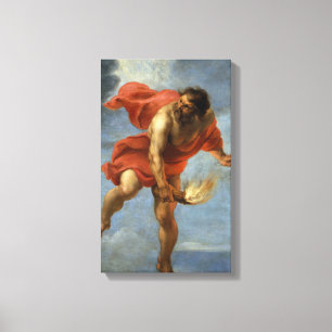 Att bära för Prometheus avfyrar Canvastryck