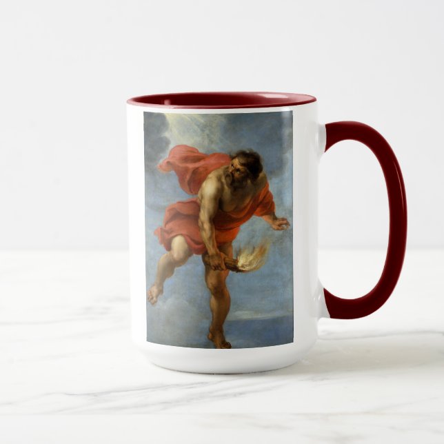 Att bära för Prometheus avfyrar Mugg (Höger)