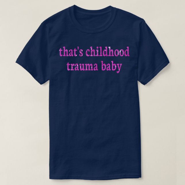 att barntrauma i baby t shirt (Design framsida)