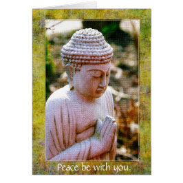 Att be Buddha-Peace vara med dig. Kort