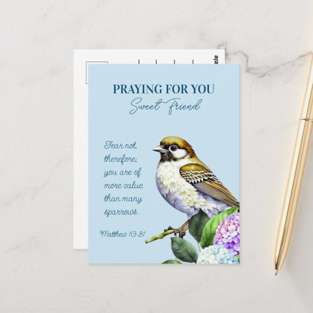 Att be om din gode vän vykort (Fram/Back In Situ)