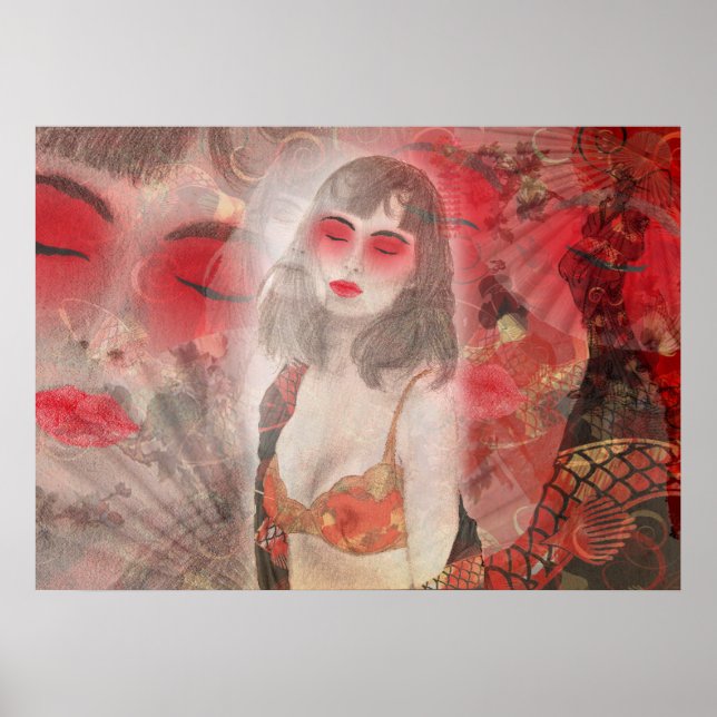 Att berätta en geisha-artikel Poster (Framsidan)