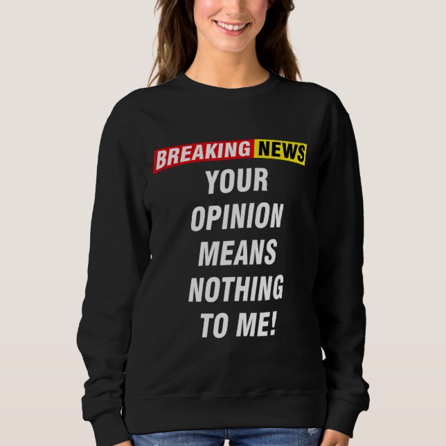 Att berätta om ditt yttrande Elak inget för mig T Shirt (Framsida)