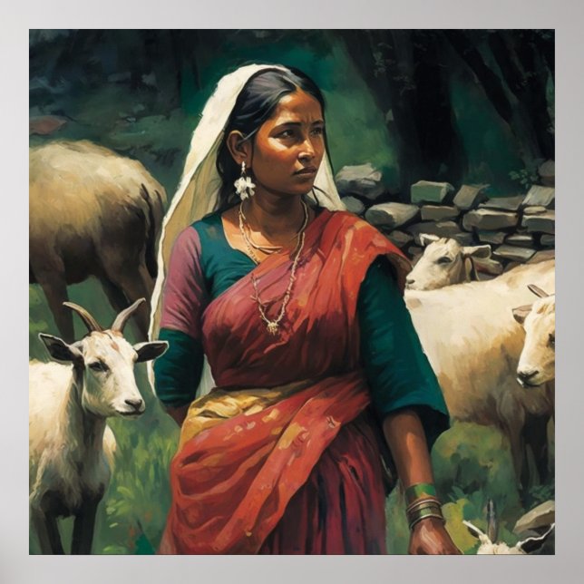 Att beskriva kvinnornas kamp i samhället genom kon poster (Framsidan)