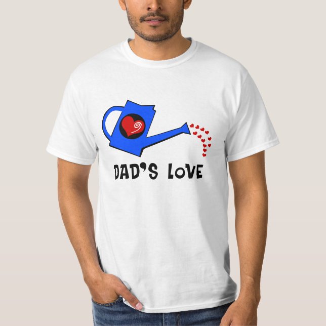 Att bevattna kan familjen koppla ihop T-tröja för T-shirt (Framsida)