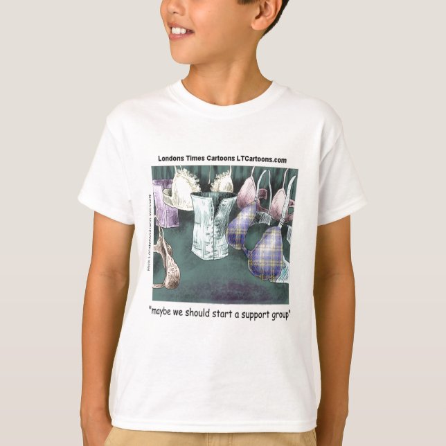 Att Bilda En Stödgrupp Roligt T-shirt (Framsida)