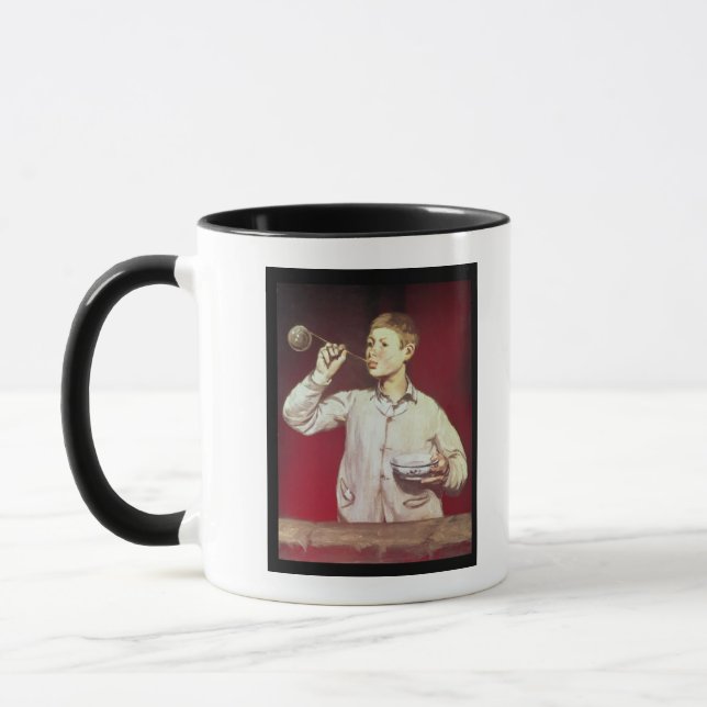 Att blåsa för pojke bubblar, 1867-69 mugg (Vänster)