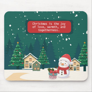 Att blåsa liv i julandan musmatta