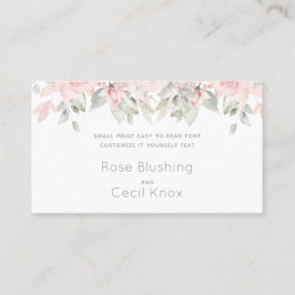 Att blåsa Ro 2 Bröllop anpassar det själv Visitkort