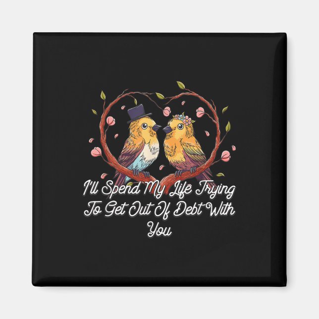 Att bli av med dig Bröllop Pun Bride och Magnet (Framsidan)