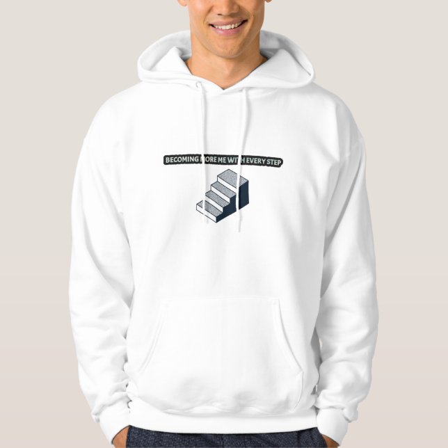 Att bli mer mig själv hoodie (Framsida)