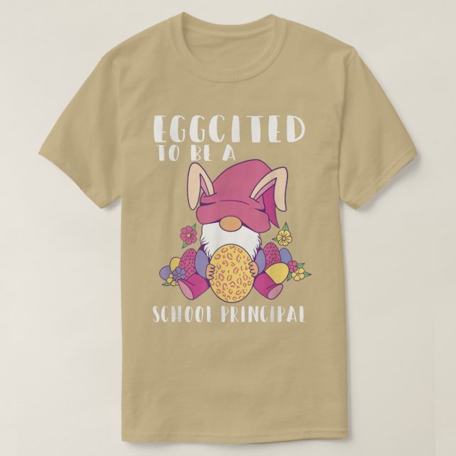 Att bli skolhuvudstad Gnome Bunny Öster T Shirt (Design framsida)