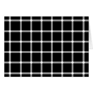 Att blinka pricker - optisk illusion hälsningskort