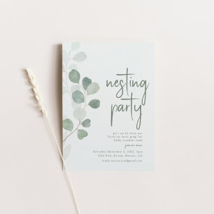 Att bo Party med Eucalyptus-inbjudan Inbjudningar
