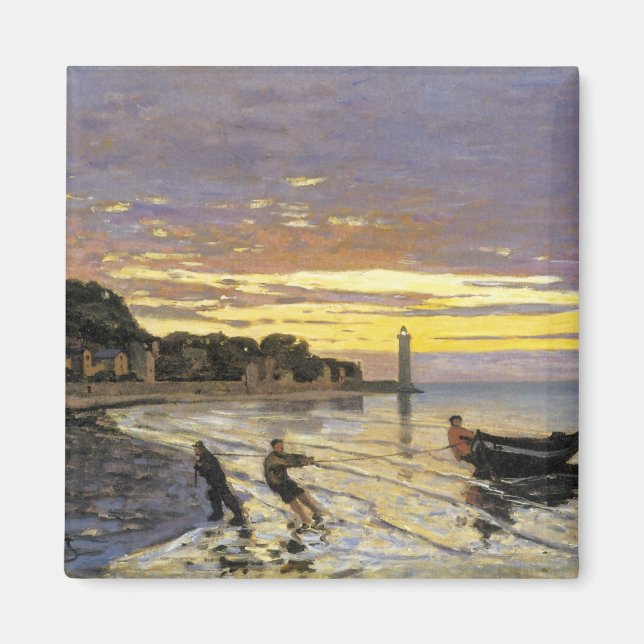Att bogsera en båt, Honfleur Magnet (Framsidan)