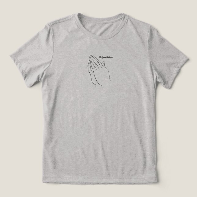 Att bönfalla Händer på vägen mot fred T Shirt (Design Framsida)