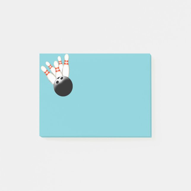 Att bowla postar det noterar post-it block (Framsida)