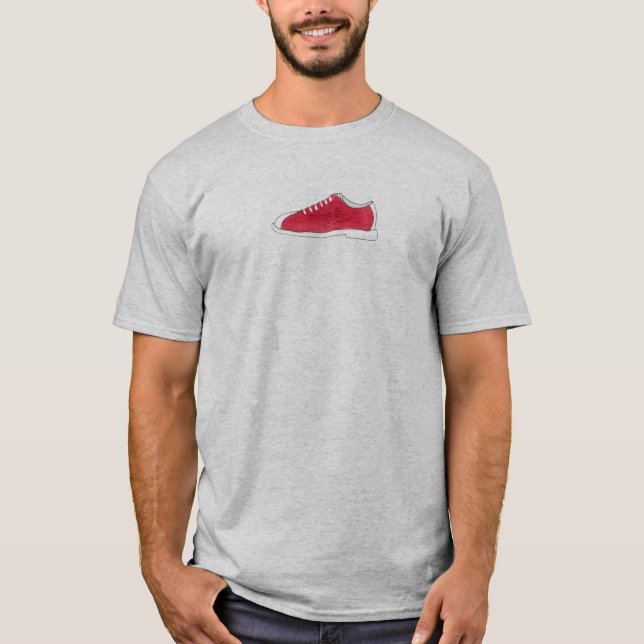 Att bowla skor T-tröja & dräkt Tee Shirt (Framsida)
