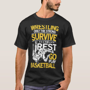 Att brotta den resterande Play-basket för en brott T Shirt