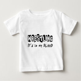 Att brottas det är i mitt blod t-shirt
